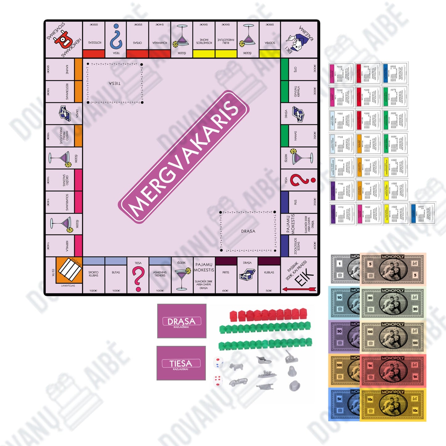 Personalizuotas Monopolis su nuotrauka