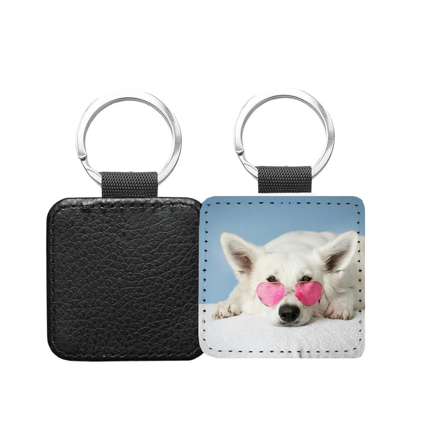 Raktų pakabukas su nuotrauka | odinis