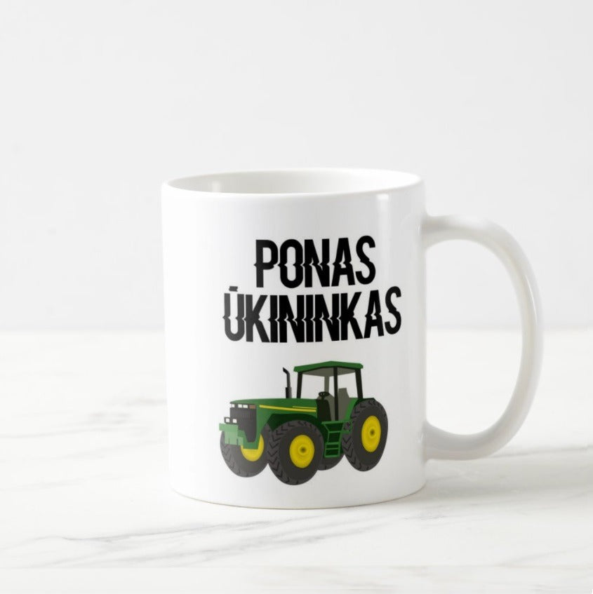 Puodelis PONAS ŪKININKAS