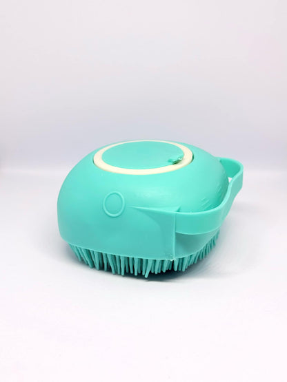 Silikoninė vonios kempinė su šampūno dozatoriumi augintiniams