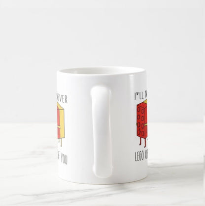 Puodelis I'LL NEVER LEGO OF YOU