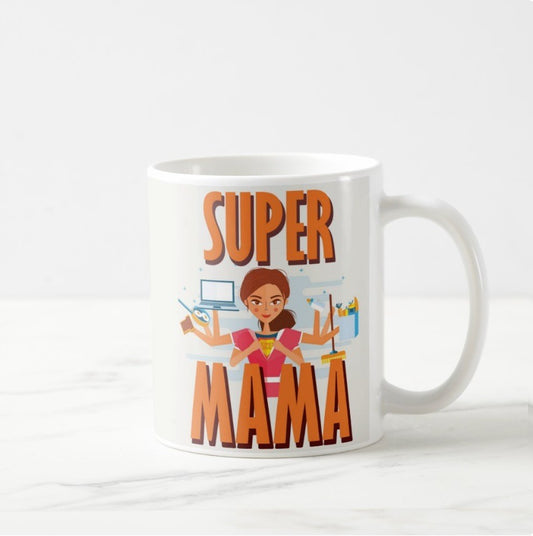 Puodelis SUPER MAMA