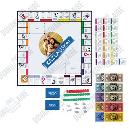Personalizuotas Monopolis su nuotrauka