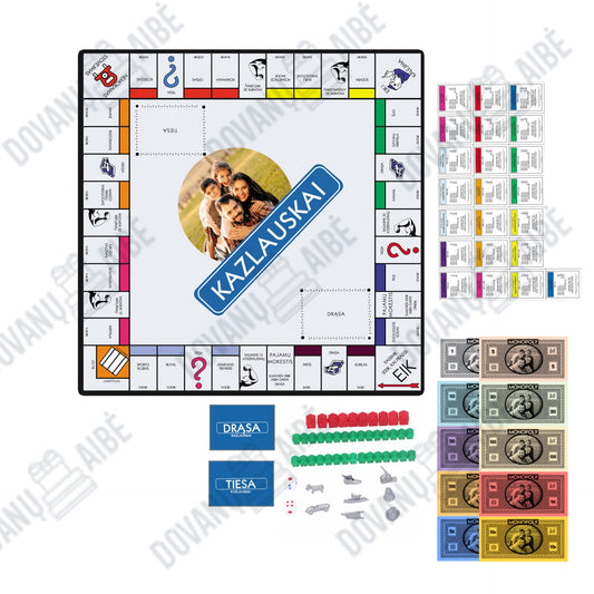 Personalizuotas Monopolis su nuotrauka