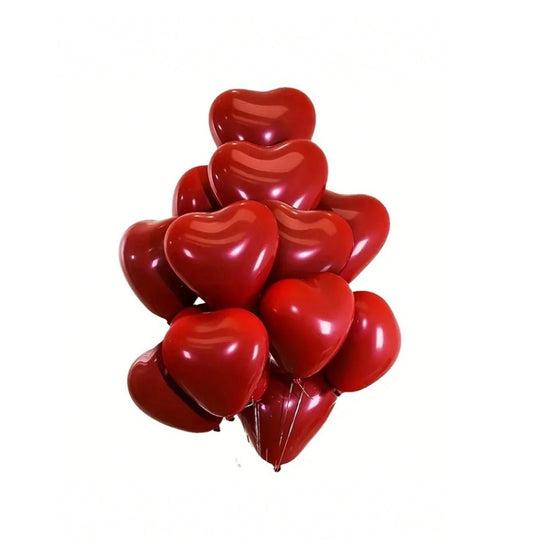 Balionai širdelės 5 vnt.