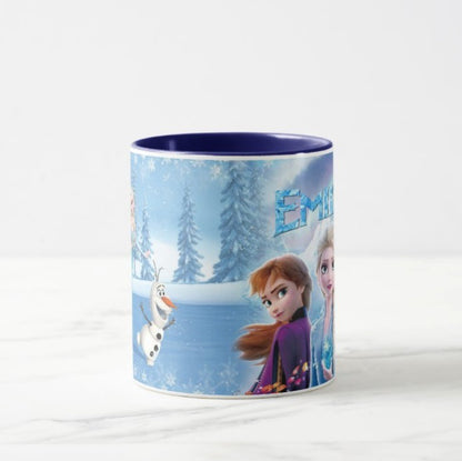 Puodelis Frozen su vardu