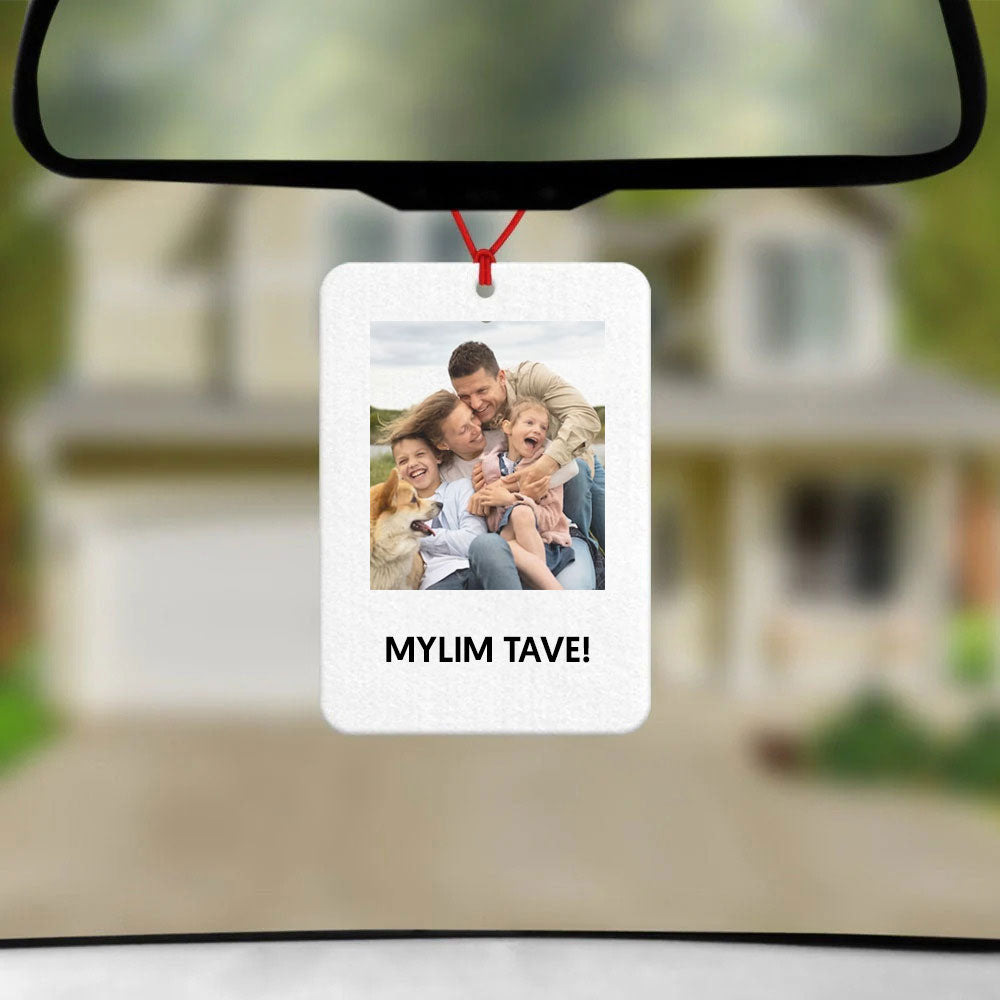 Kvapukas su nuotrauka ir tekstu POLAROID