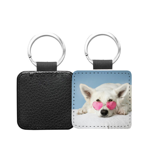 Raktų pakabukas su nuotrauka | odinis