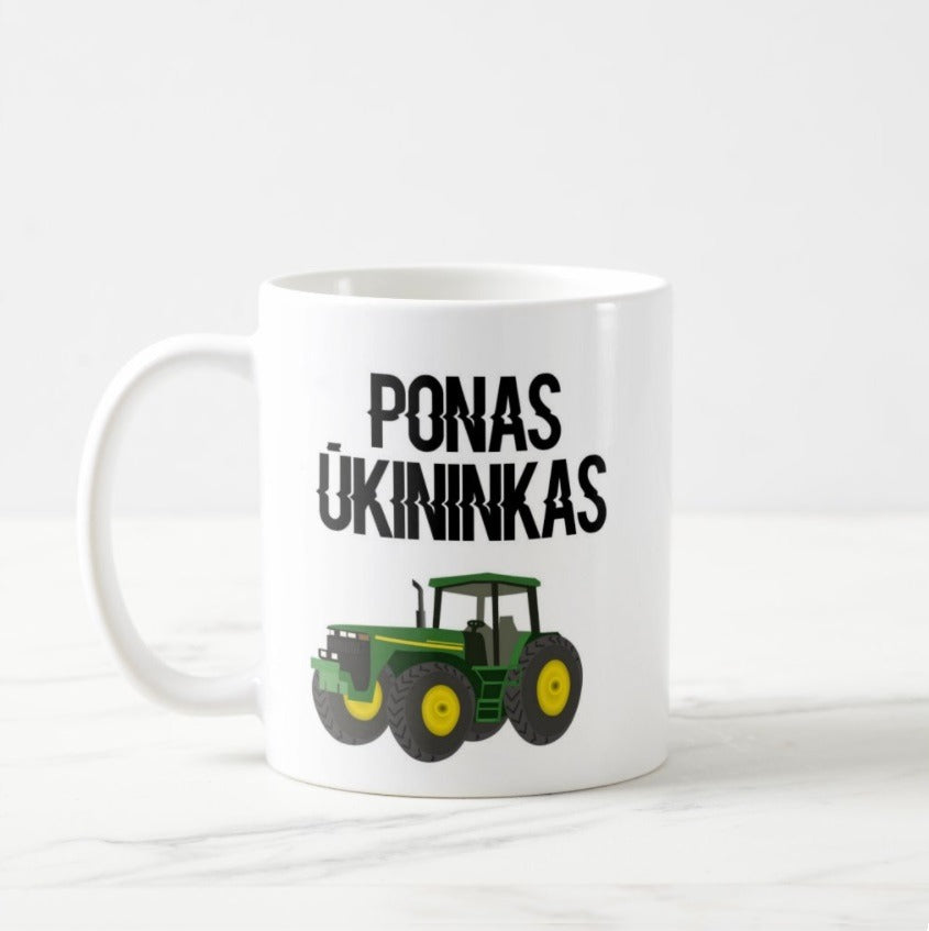 Puodelis PONAS ŪKININKAS