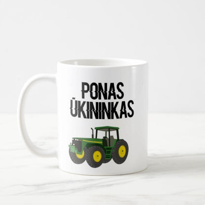 Puodelis PONAS ŪKININKAS