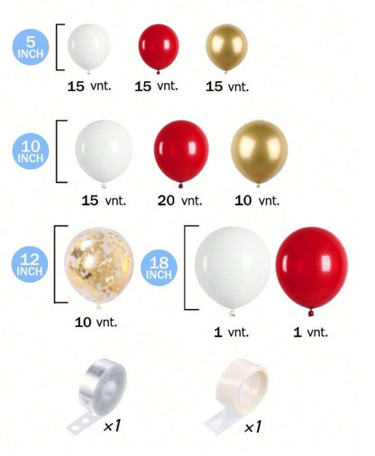 Balionų rinkinys 104vnt.