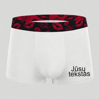 Vyriški apatiniai su tekstu